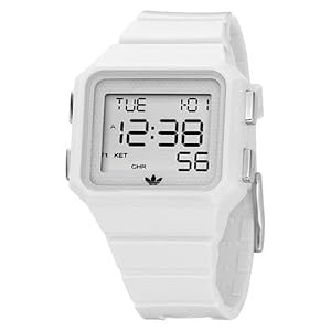 Adidas #ADH4000 White Peachtree Chronograph Alarm Digital Watch
