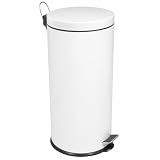 Polder 217212 3-1/5-Gallon Round Step Can, White