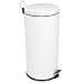 Polder 217212 3-1/5-Gallon Round Step Can, White