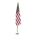 Advantus MBE031400 Indoor 3'x5' u.s. flag, 8-ft. oak staff, 2 gold fringe, 5 goldtone eagle top