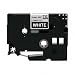Electronics : Brother TZ325 3/8in Labeling Tape (26.2ft, White on Black)