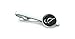 Mens' Personalized Initial Set of Cufflinks and Tie Clip Silver Suit Letter Cuff Link with Giftbox Black J