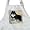 Black and Tan Pomeranian - Waist Apron With Pockets
