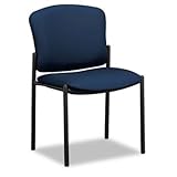 IMAGE OF HON 4073NT90T - Pagoda 4070 Series Stacking Chairs, Mariner Fabric, 2/Carton