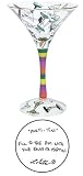LOLITA Love My MARTINI GLASS MULTI-TINI New Gift