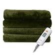 Sunbeam Microplush Heated Throws, Color Ivy (807930)