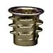 Zinc Threaded Insert, UNC Threads, HRC82 Hardness, 1/4"-20 Threads, 13mm Length, 41000 psi Tensile Strength, Made In US, Pack Of 100