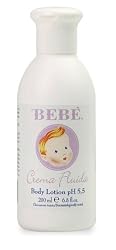 Bebe Crema Fluida Body Lotion PH5,5 6.8 fl Oz, Clinically tested, Italian