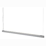OPEN GRILL SINGLE Pendelleuchte silbergrau