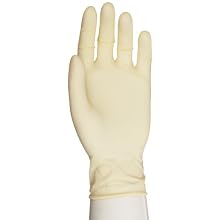 Microflex Diamond Grip Latex Glove, Powder Free, 9.6" Length, 6.3 mils Thick