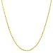 Gold Over Sterling Silver Vermeil Diamond-Cut Bead Chain