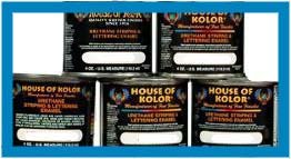 4 Oz PALE GOLD STRIPING/LETTERING U11 HOUSE OF KOLOR