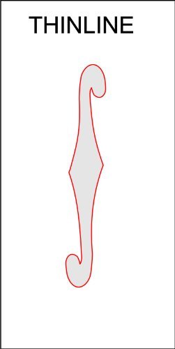 F-Hole Routing Template - Thinline