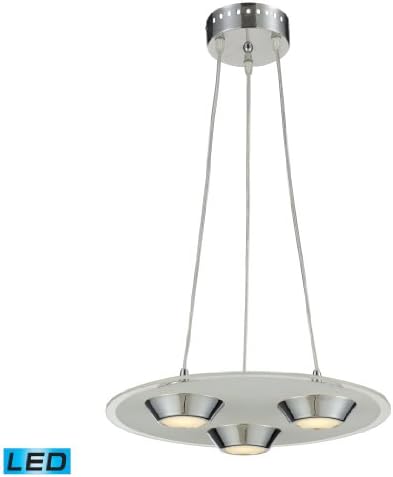 Elk 81062/3 LED Pendant, 16 by 43-Inch, Chrome