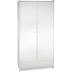 Steens 29010050 Kleiderschrank SFK 180 x 95 x 58 cm MDF wei�