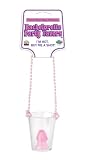 Pipedream Products Bachelorette Party Pecker Shot Glass Necklace, Pink