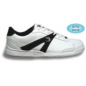 Buy BSI Mens 540 White black Bowling Shoes by BSI