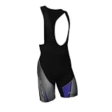Descente 2008 Men's Spirit Cycling Bib Shorts - Black/Marine - 10044bkmr