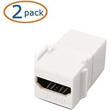 Cable Matters (2-Pack) Gold-Plated HDMI Keystone Jack Insert