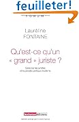 Acheter le livre Quest-ce quun grand juriste ? Essai sur les juristes et la pensée juridique contemporaine