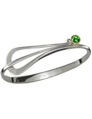 Ed Levin, Lady Slipper Bracelet, Peridot, .925 Sterling Silver & 14K Gold, Sizes S - L