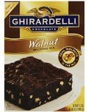 Ghirardelli Chocolate Brownie Mix, Walnut, 17-Ounce Boxes (Pack 3)