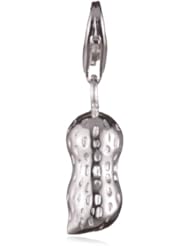 VINANI brand Germany 925 Sterling Silver Charm Pendant Peanut shiny HERD