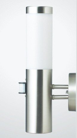 Applique Moderne Lampe Extérieure / Lanterne Murale / Luminaire avec Détecteur de Mouvement / Luminaire De Jardin / IP44 / Acier Affiné / BT1003 UP-Pir