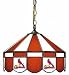 Imperial St. Louis Cardinals Licensed 16-Inch Diameter Stained Glass Pub Light