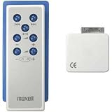 Maxell Remote Control/Receiver, w/ LED Lights, 30-Pin Connector