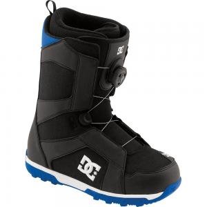 DC Men's Scout 2011 Boa Snowboard Boot,Black/Black/Royal,9.5 