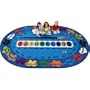 Bilingual Paint By Numero Carpet Oval 5'5" x 7'8"