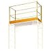 6'L Guardrail Kit With Toeboards