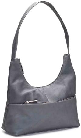 Le DonneTop Zip Hobo Handbag - Colombian Vaquetta Cowhide Leather Women’s Bag