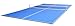 JOOLA Tetra - 4 Piece Ping Pong Table Top for Pool Table - Includes Ping Pong Net Set - Full Size Table Tennis Conversion Top for Billiard Tables - Easy Assembly & Compact Storage - Incl. Foam Backing