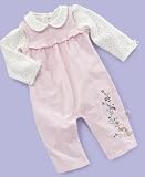 Pooh Baby Girl Overalls Set