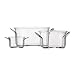 from BODUM Bodum K4602-16 HOT POT 3 pcs bowl with metal holders, 0.25 l, 8 oz - 1.0 l, 34 oz - 2.5 l, 85 oz, glass Model K4602-16