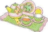Spring Blossoms Mini Tea Set (14-pc. set)