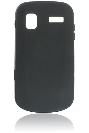 Silicone Phone Cover Case Black For Samsung Focus