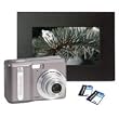 Polaroid 7 Digital Photo Frame/Digital Camera/SD Card Bundle