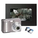 Polaroid 7 Digital Photo Frame/Digital Camera/SD Card Bundle