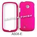 LG Cosmos Touch VN270 Honey Hot Pink, Leather Finish Hard Case/Cover/Faceplate/Snap On/Housing/Protector thumb
