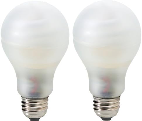 GE Lighting 74724 Energy Smart CFL 9-Watt (40-watt replacement) 475-Lumen A19 Light Bulb with Medium Base, 2-Pack