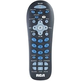 RCA RCR412C 4-Device Backlit LCD Universal Remotes (Charcoal)