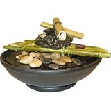 Bamboo Sticks Fountain (Brown) (21H x 12W x 12D)