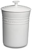 Le Creuset Stoneware Medium Canister, White
