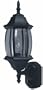 Heath/Zenith SL-4196-BK-A 180-Degree Motion-Activated Traditional Estate Style Decorative Lantern, Black