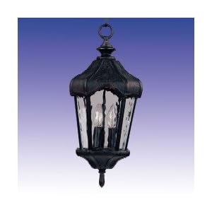 Maxim Lighting 30278WGOB - Garden 3 Light Outdoor Hanging Lantern - 30278WGOB by Maxim Lighting
