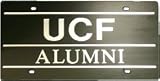 Central Florida Knights Mirrored License Plate Black W/ Silver