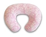 Boppy Bare Naked with Miracle Middle and Posies Fleece Slipcover - Pink/Cream